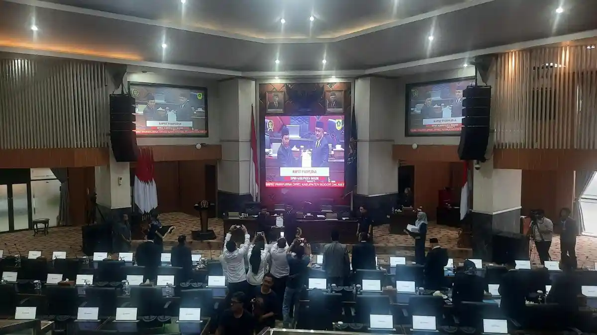 DPRD Kabupaten Bogor Gelar Rapat Paripurna Bahas Realisisasi APBD 2024