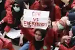 Mahasiswa Kalbar Kepung DPRD Prov Kalbar