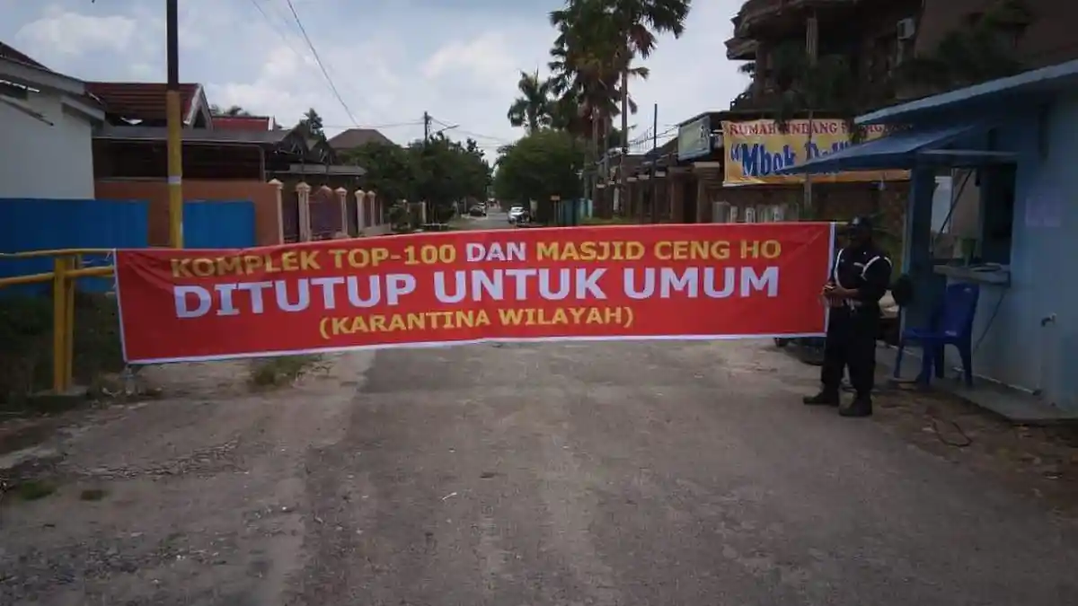 Viral Local Lockdown di Komplek Top 100 Jakabaring Palembang, Seorang Warga Membenarkan
