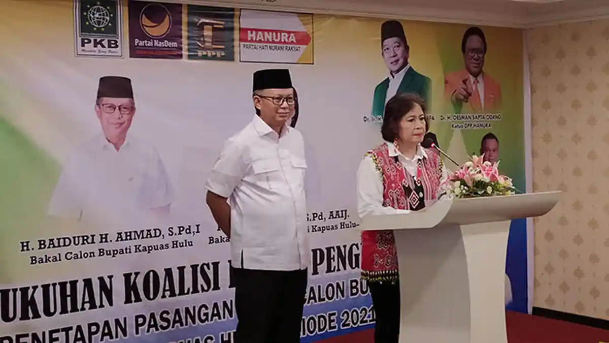 H Baiduri-Rufina Sedang Kompak Usung Kapuas Hulu Baru