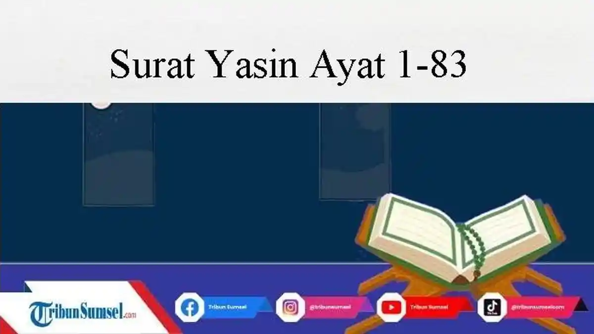 Bacaan Yasin Ayat 1-83 Dilengkapi Tulisan Arab Latin dan Terjemahan Bahasa Indonesia
