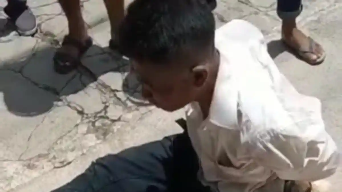 Aksi Curanmor di Bandar Lampung Dipergoki Korbannya, Pelaku Sempat Diamuk Massa