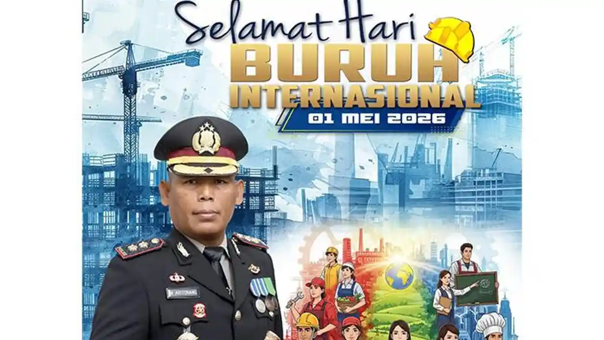Polres Simalungun Ucapkan Selamat Hari Buruh 2026, Tegaskan Komitmen Dukung Kesejahteraan Pekerja