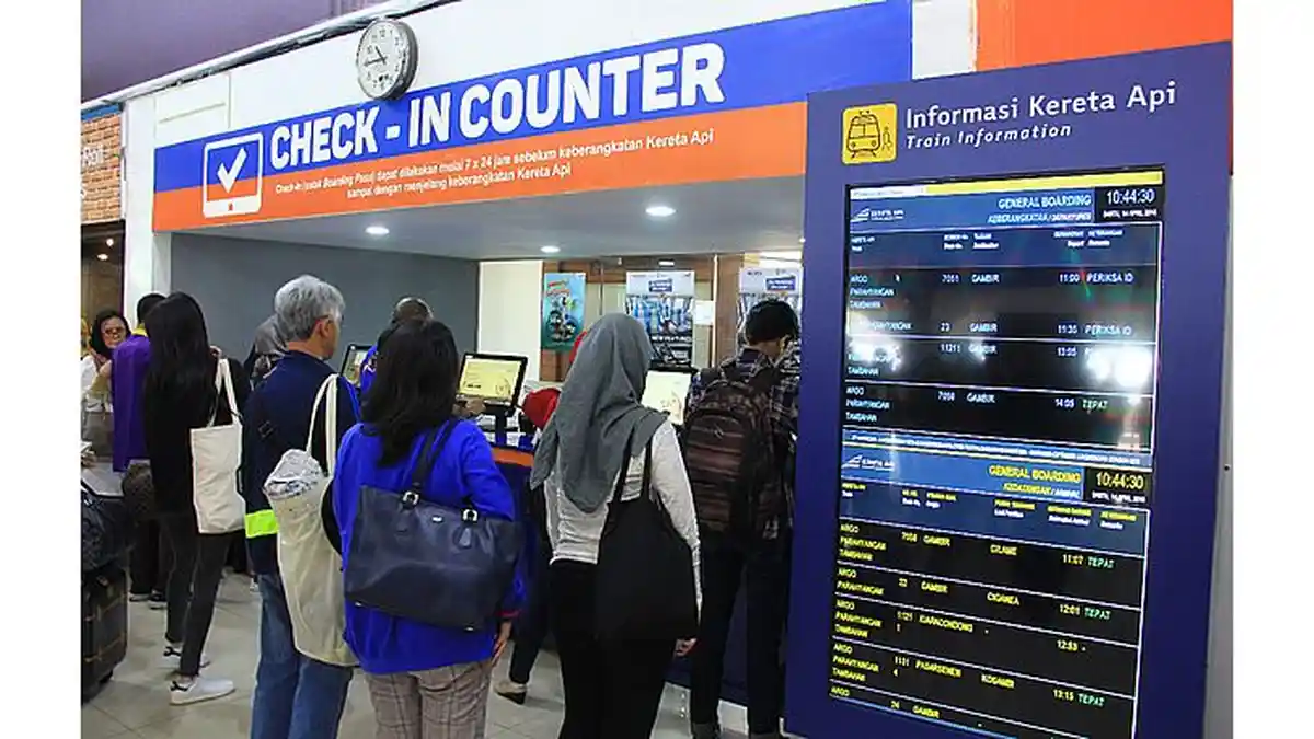 Sejak Kemarin Sore, Calon Penumpang KA Bisa Check-in di Semua Stasiun KA yang Layani Online