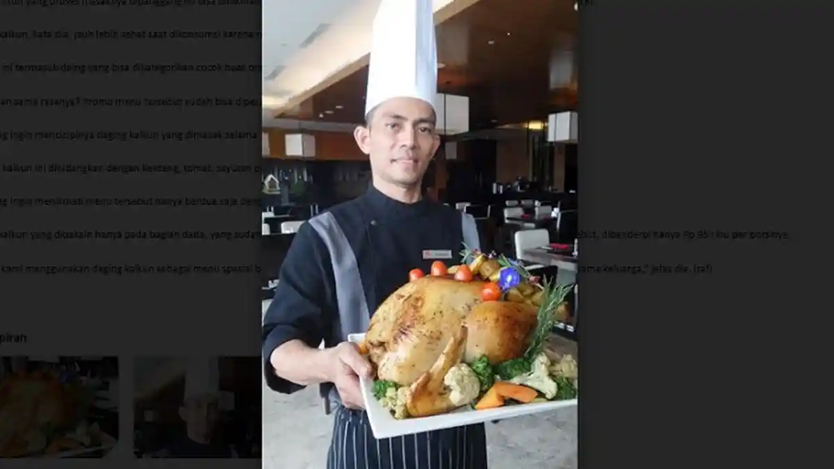 Sambut Natal, Hotel Po Tawarkan Kalkun Seharga Rp 2,5 juta