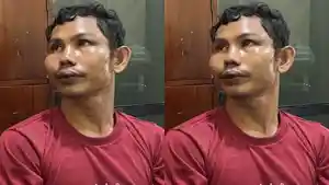 TERDUGA-PELAKU-Angga-31-menantu-dari-Aminah-64-saat-diperiksa-pihak.jpg