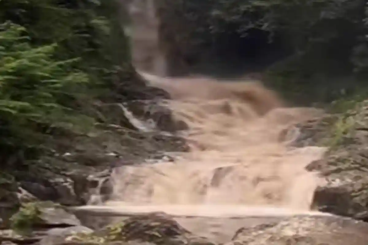 Viral Volume Air di Objek Wisata Cughup Tujuh Kenangan Pagar Alam Mendadak Besar, ini Kata BPBD