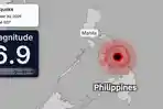 BREAKING NEWS: Filipina Diguncang Gempa M 6,9, 19 Orang Tewas, Jumlah Korban Terus Bertambah