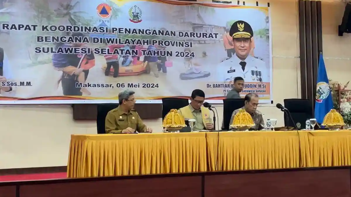 Sulsel Dapat Rp2,5 Miliar untuk Penanganan Darurat Bencana