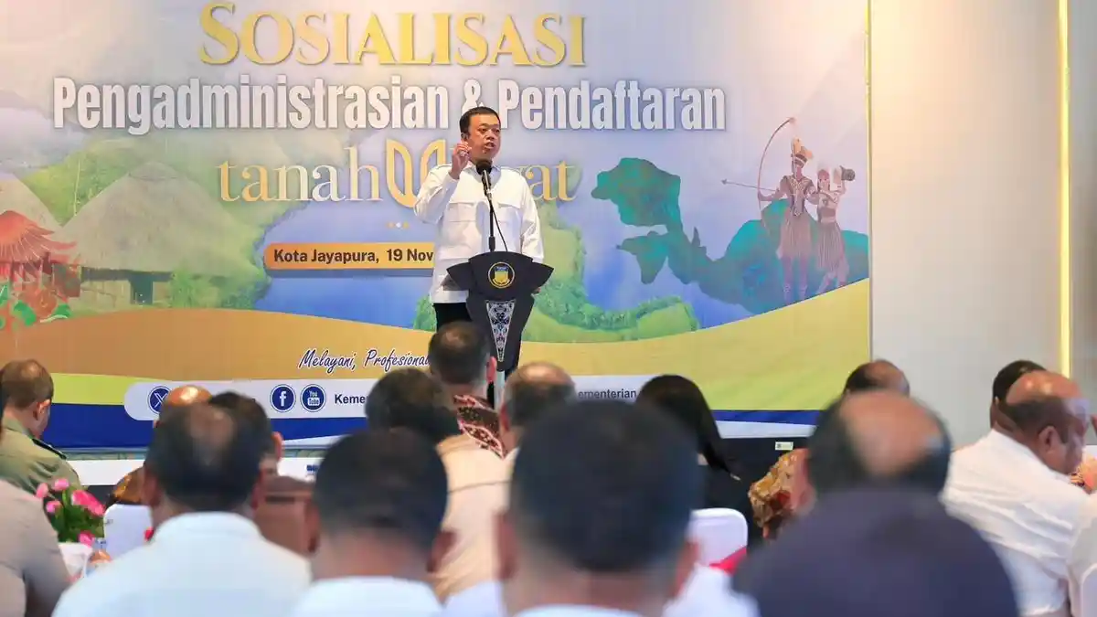 Menteri Nusron: Masyarakat Adat Papua Tidak Boleh Hanya Jadi Penonton Perkembangan Ekonomi