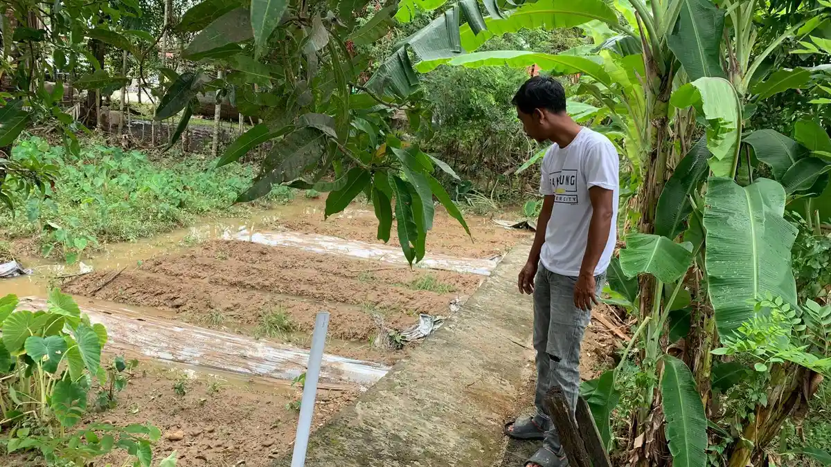 Dihantam Banjir, Tanggul Pengaman di Kota Bahagia Roboh, Ini Kata Plt Kalak BPBK Abdya 
