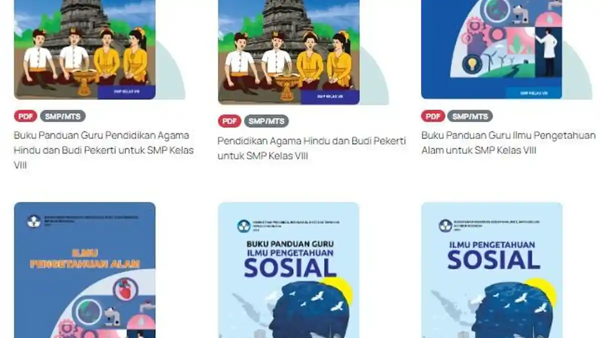 LINK Download Buku Kurikulum Merdeka Kelas 8 SMP Terbaru 2024, Gratis PDF Lengkap Semua Matpel