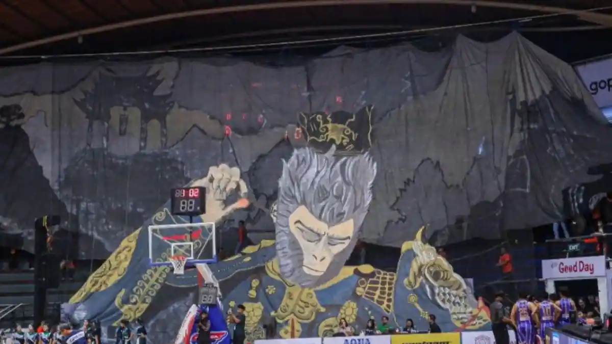 Sun Go Kong Jadi Simbol Perjuangan Trifosi Dukung Trimurti di DBL Arena