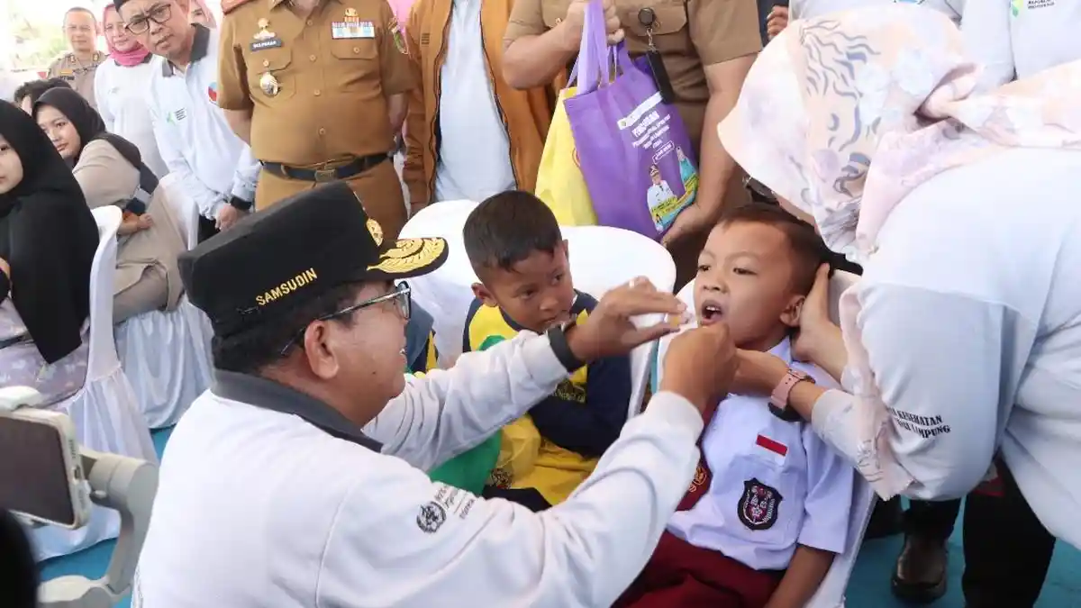 Pekan Imunisasi Polio di Lampung Dilaksanakan 2 Tahap