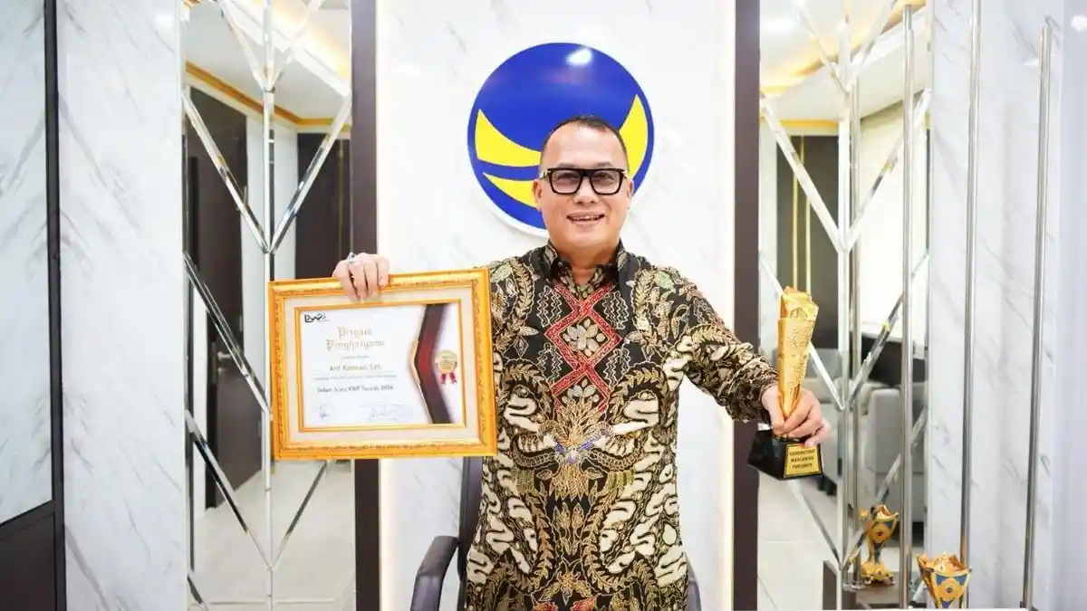 Terima KWP Award 2026, Arif Rahman Dinilai Fokus Perjuangkan Petani dan Nelayan