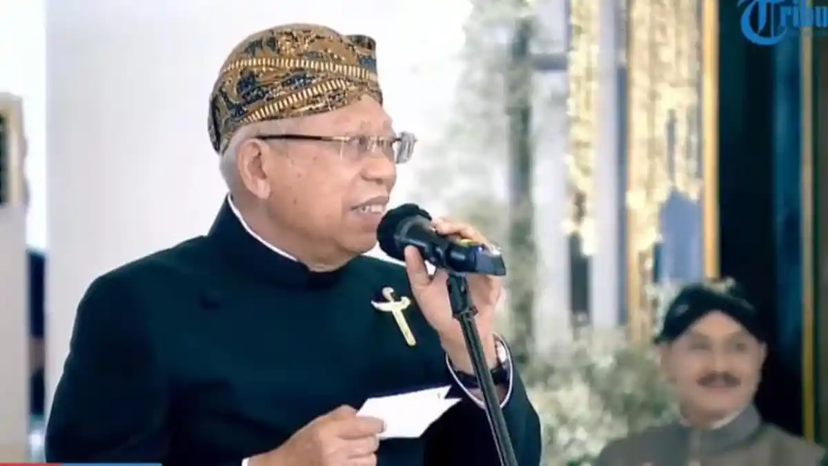 Hadiri Akad Nikah Putra Jokowi, Begini Nasihat Maruf Amin untuk Kaesang Pangarep dan Erina Gudono