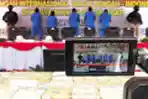 Kapolri Konferensi Pers Pengungkapan Sabu 1 Ton di Jabar