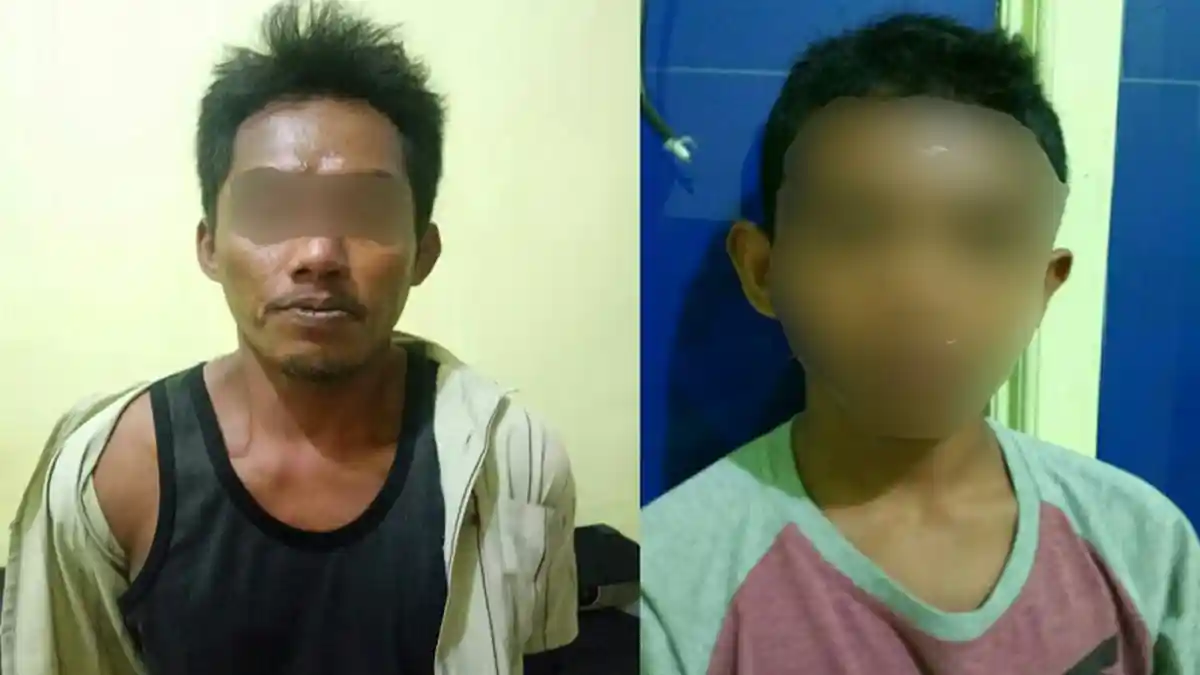 Bapak dan Anak 13 Tahun di Inhil Bekerjasama Mencuri Motor