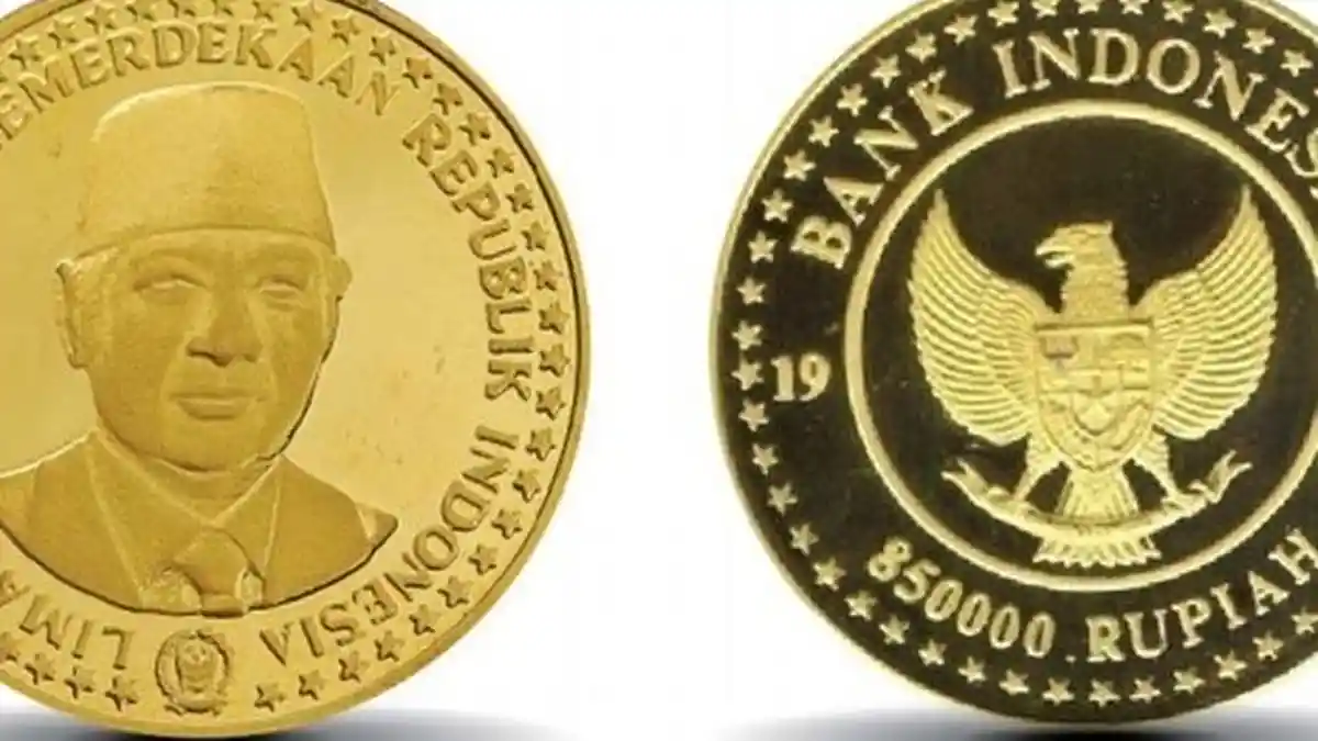 Uang Koin Bergambar Pak Harto Jadi Uang Khusus Kemerdekaan RI Paling Mahal yang Dirilis BI