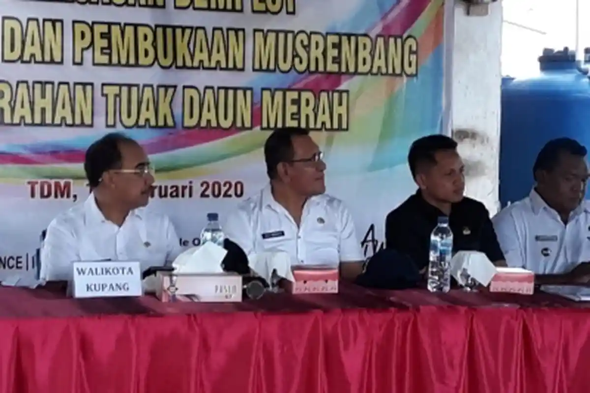 Wali Kota Kupang Apresiasi Program Tanam Air di Tuak Daun Merah