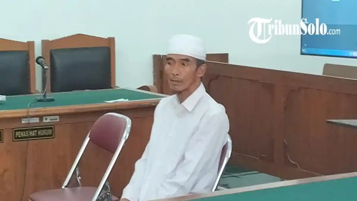 Hari Ini Sidang Putusan Suyono, Pelaku Kasus Mutilasi Pria Bertato Naga di Sukoharjo