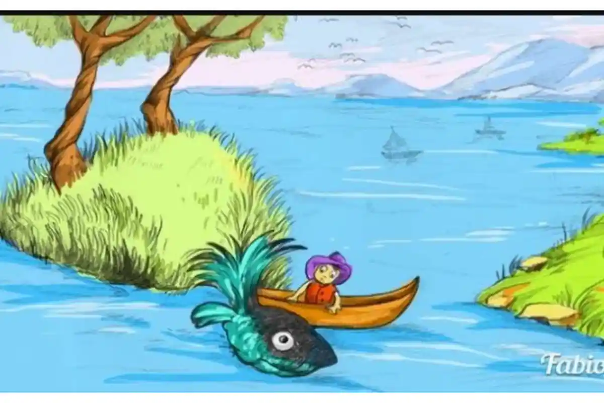 Tes IQ: Dapatkah Kamu Menemukan Burung Raksasa yang Mengganggu Anak Kecil Itu? Waktumu 10 Detik