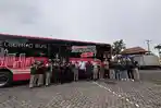 Percepat Elektrifikasi, Bus Listrik Rakitan VKTR dan Laksana Diuji Coba di Koridor 1 Trans Semarang