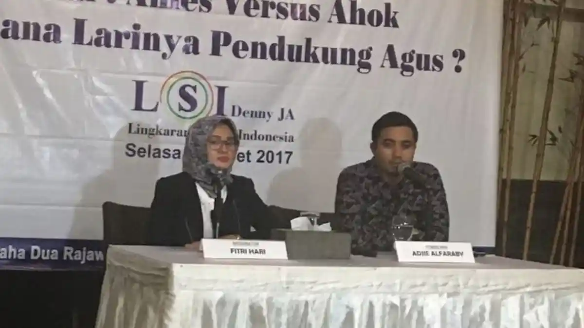 Survey LSI Denny JA Sebut 63,3 Persen Pemilih Agus-Sylvi Beralih ke Anies-Sandi