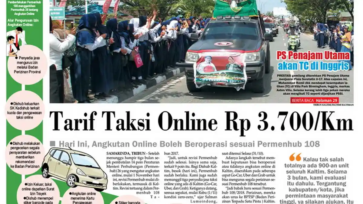 Hari Ini Boleh Beroperasi Kembali, Segini Tarif Resmi Taksi Online
