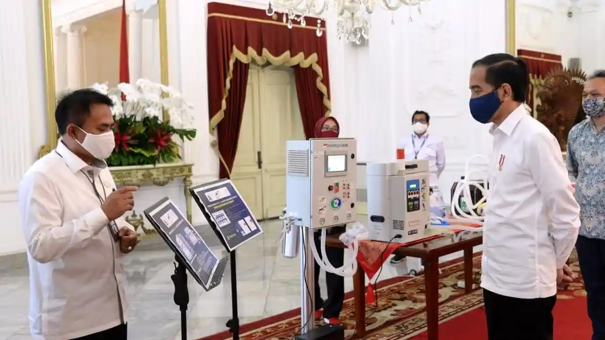 Jokowi Berharap Alat Kesehatan Karya Anak Bangsa Bisa Membantu Tangani Covid-19