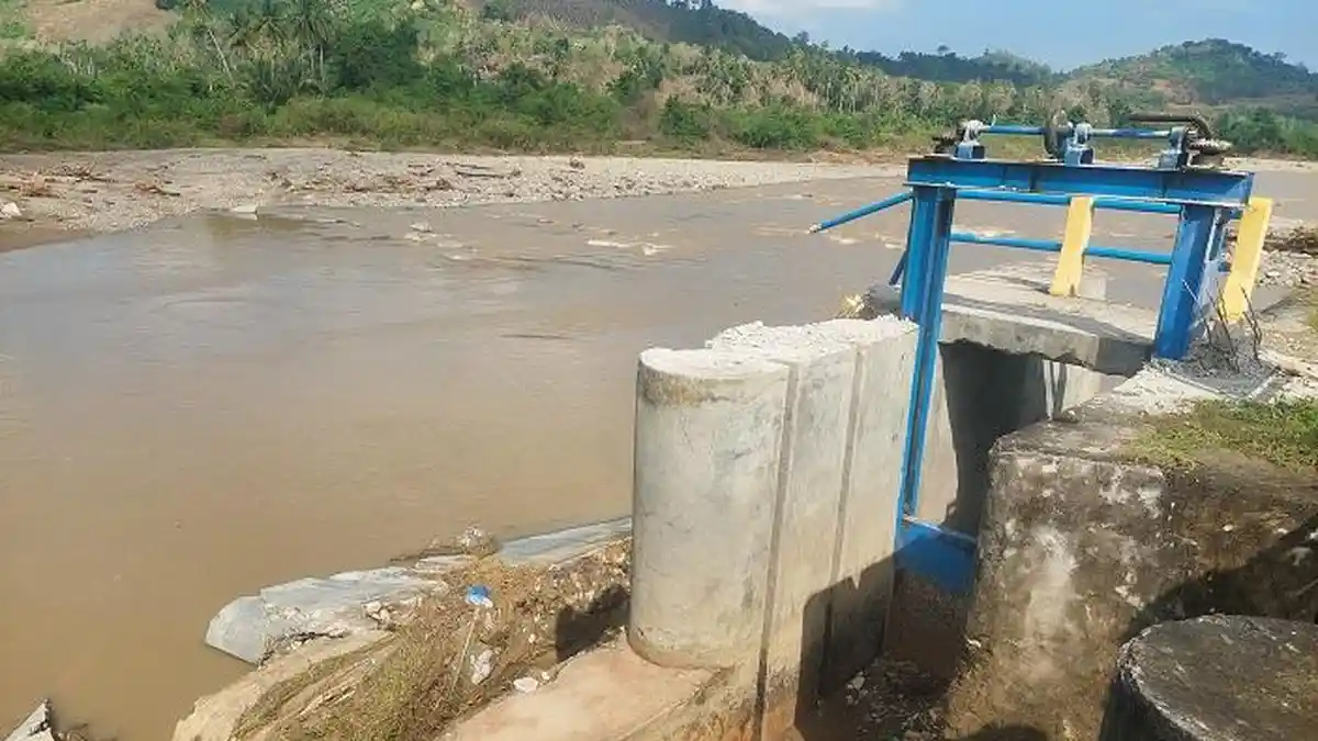Bendungan Irigasi Hagu Peudada Bireuen Hancur Diterjang Banjir