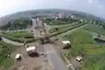 Replika Menara Eiffel Dari Bambu di Tasikmalaya