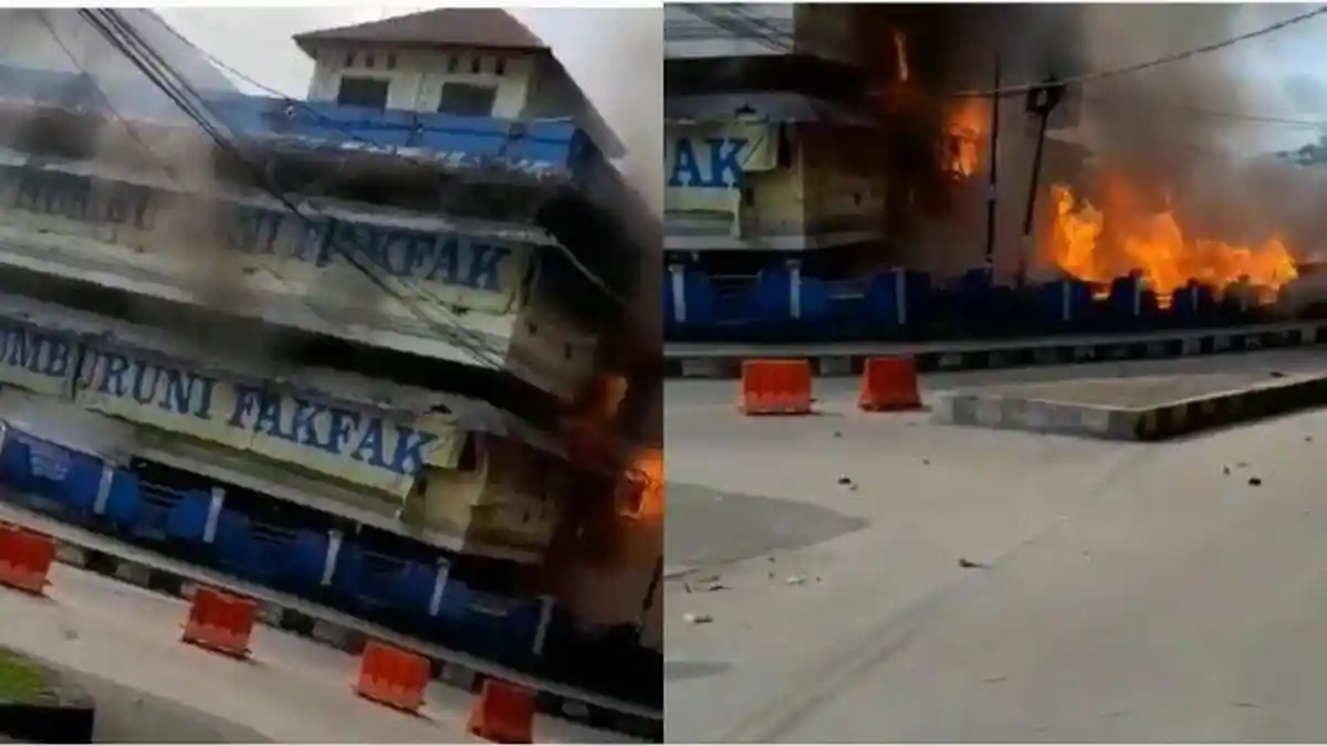 Selain Fakfak, Kerusuhan Berlanjut di Mimika Papua, Mobil Polisi dan Gedung DPRD Dirusak