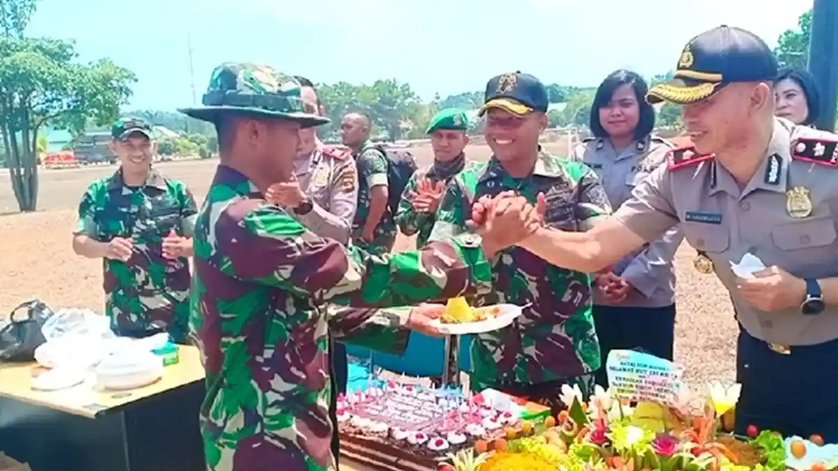 Pererat  Hubungan Yang Bersinergi dan Solid, Wakapolres Banyuasin Kunjungi Yon Zikon 12/ KJ