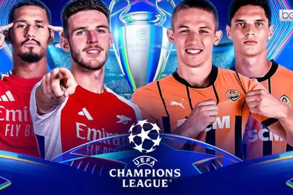 Prediksi Skor Arsenal vs Shakhtar Donetsk UEFA Champions League Rabu 23 Oktober 2024, Link Streaming