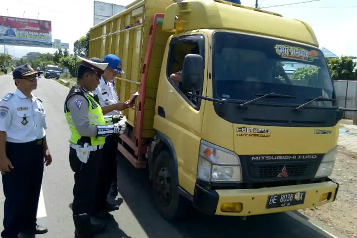 Satlantas Polres Tanggamus Petakan Area di Jalinbar Potensi Rawan Macet Saat Mudik Lebaran  
