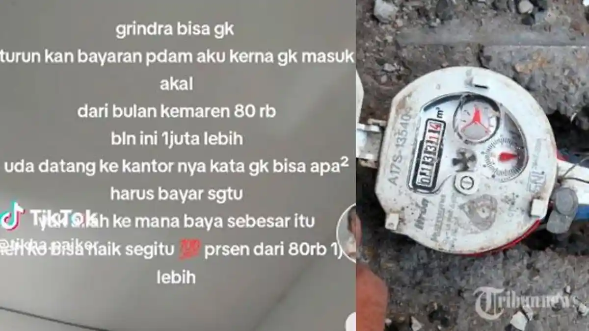 Wanita Kaget Tagihan Air Jadi Rp1,2 Juta Padahal Mati 2 Minggu, Bulan ...