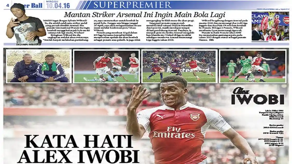 Alex Iwobi: Saya Selalu Ikuti Kata Hati