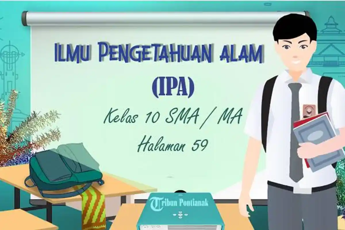 SOAL IPA Kelas 10 SMA Halaman 59 Kurikulum Merdeka, Bab 3 Kimia Hijau Pembangunan Berkelanjutan 2030