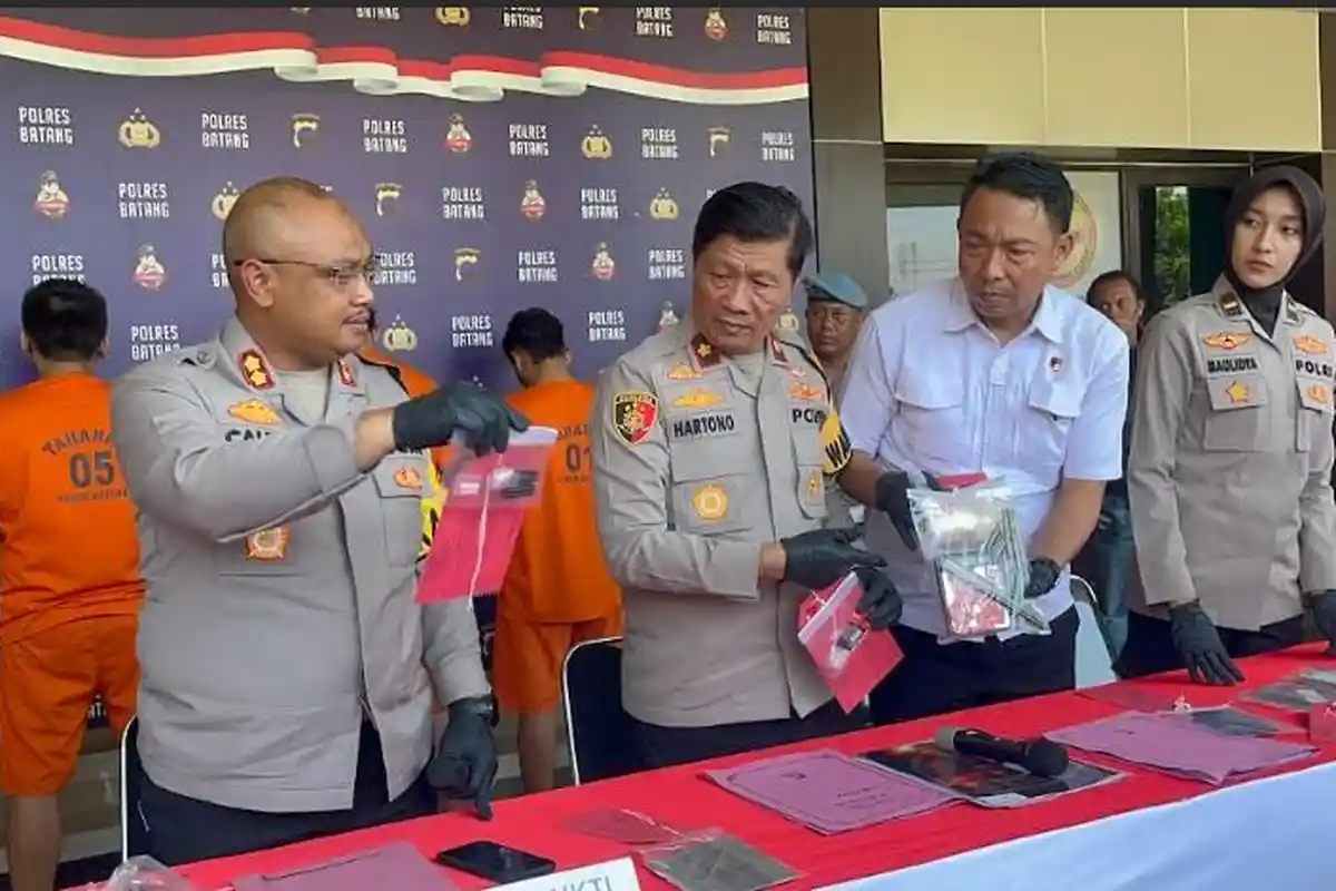 Usaha Sampingan Jadi Pengedar Sabu, Perangkat Desa di Batang Ditangkap Satres Narkoba