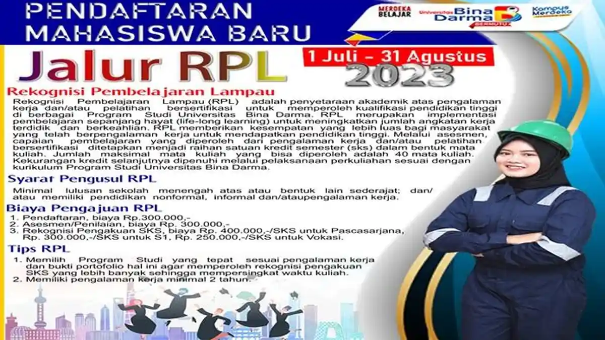 UBD Buka PMB 2023/2024 Gelombang II dan Jalur RPL