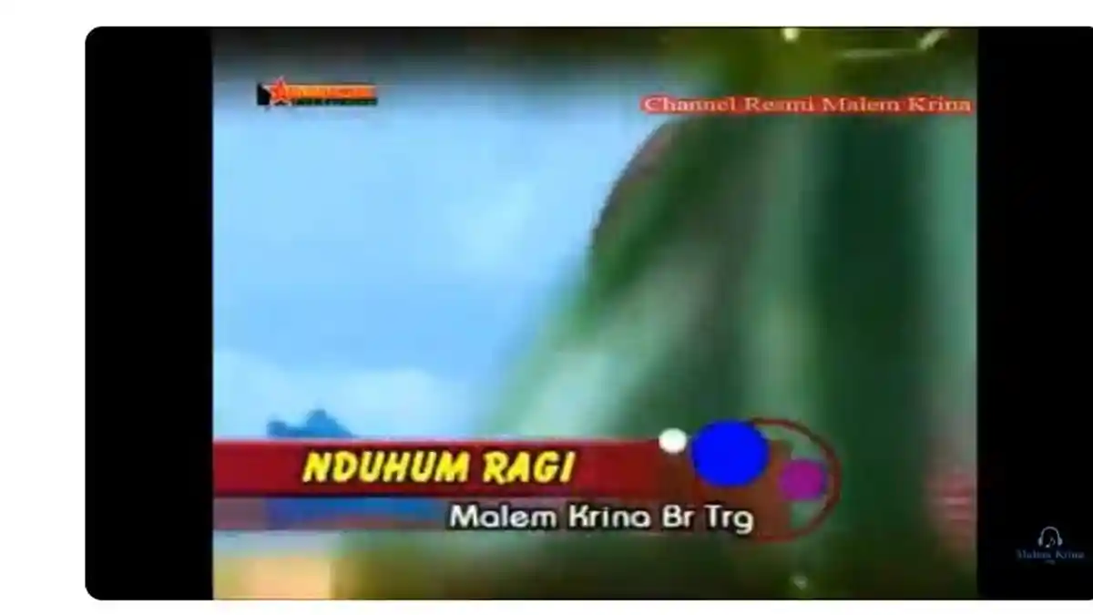 Lirik Lagu Karo Nduhum Ragi Dipopulerkan oleh Malem Krina Br Tarigan