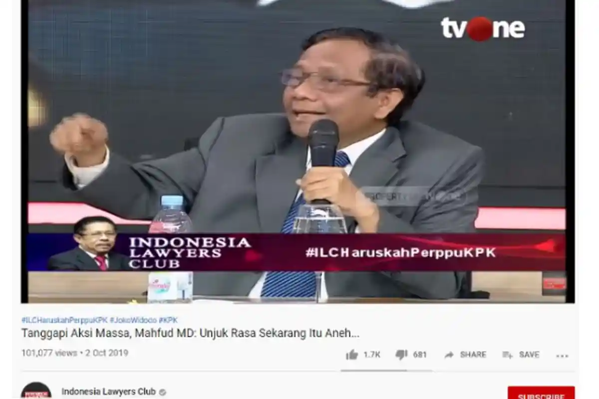 Mahfud MD Bongkar Suasana Rapat dengan Jokowi saat Bahas Perppu KPK: Tertawa-tawa Semuanya