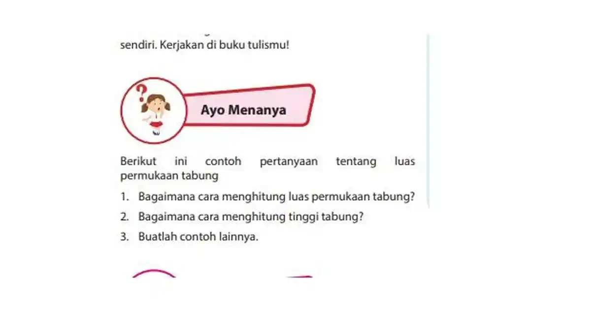 Kunci Jawaban Matematika Kelas 6 Halaman 111, Cara Menghitung Luas Permukaan Tabung dengan Benar