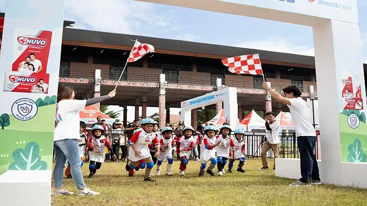 Lebih 1000 Anak di Pontianak Ikut Kampanye Nuvo ajak 30 Menit Main di Luar 