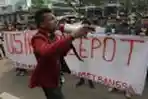 Demo Usut Tuntas Mafia Kontrak Freeport