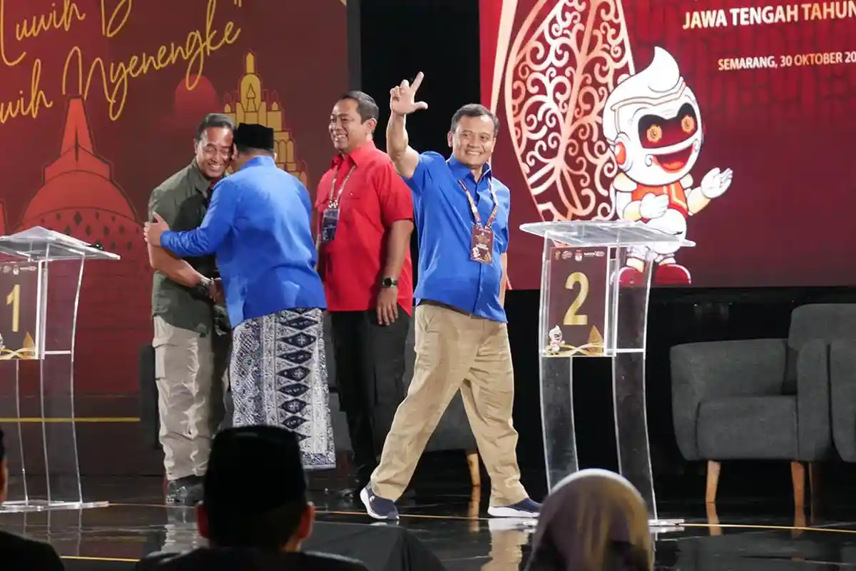 Pernyataan Penutup Debat Pilgub Jateng, Luthfi-Yasin Janjikan Kesejahteraan dan Perlindungan Rakyat