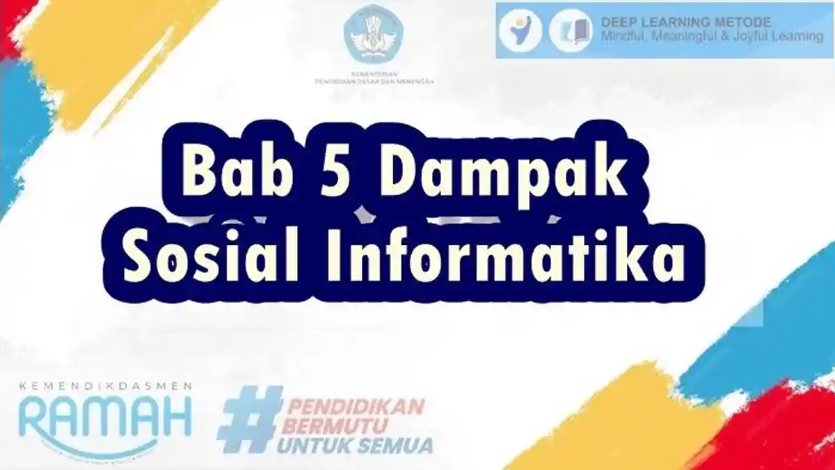 CONTOH Modul Ajar Deep Learning Informatika Kelas 12 SMA, Bab 5 Dampak Sosial Informatika