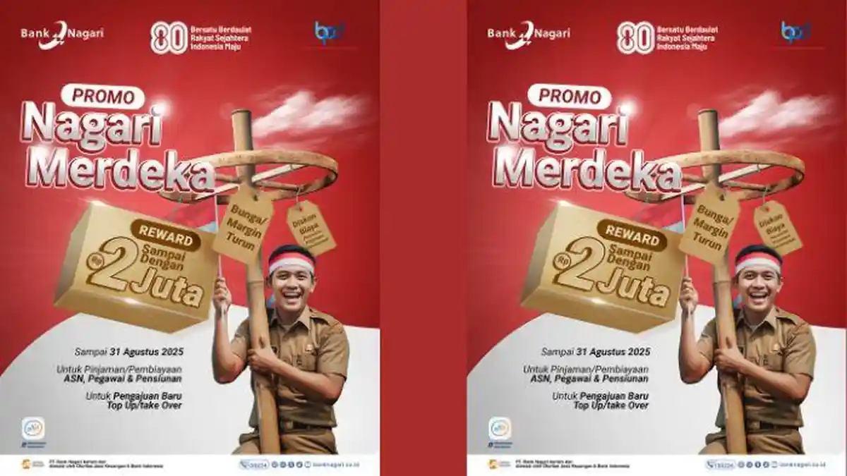 Bank Nagari Tawarkan Cashback Pinjaman Khusus ASN, PPPK, Pegawai dan ...