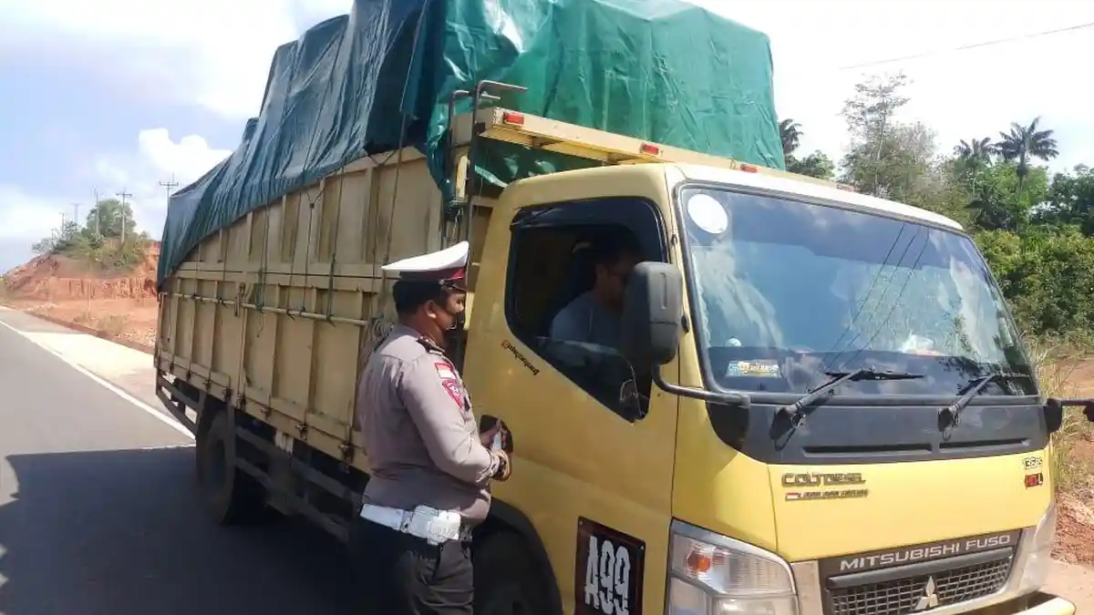 Truk Over Kapasitas Jangan Nekat Melintas, Dishub Gandeng Polisi Tertibkan Kendaraan ODOL